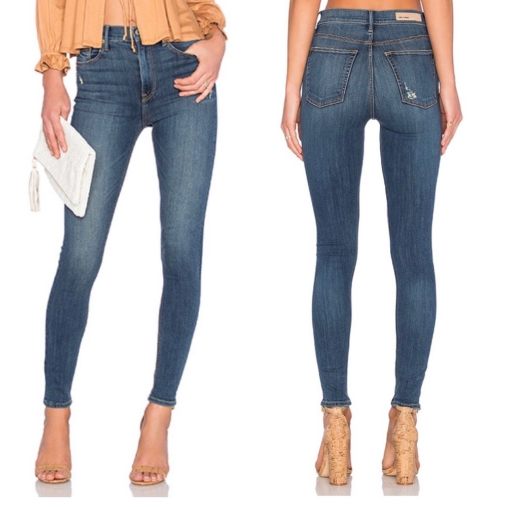 GRLFRND Kendall High-Rise Stretch Skinny Jean in You and Me Against the World